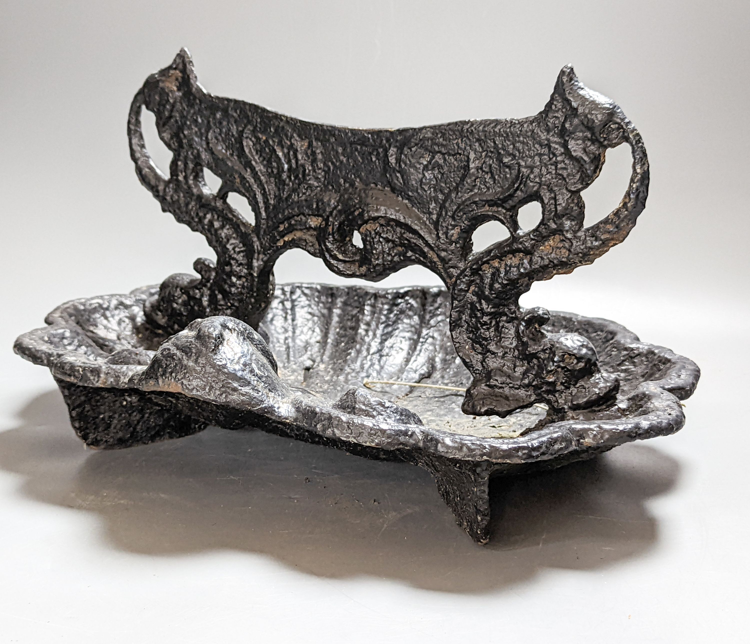 Victorian cast iron bootscraper 37cm